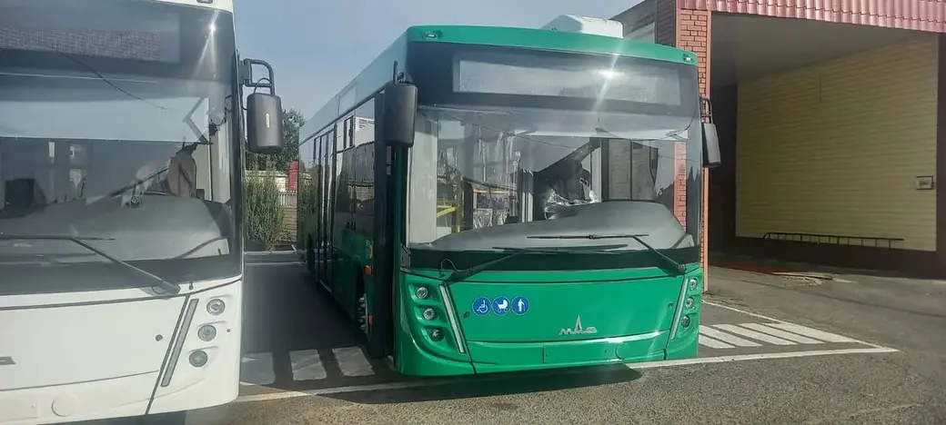 Сентябрь 2024 г. Могилев. В автопарке - 10 новых автобусов.