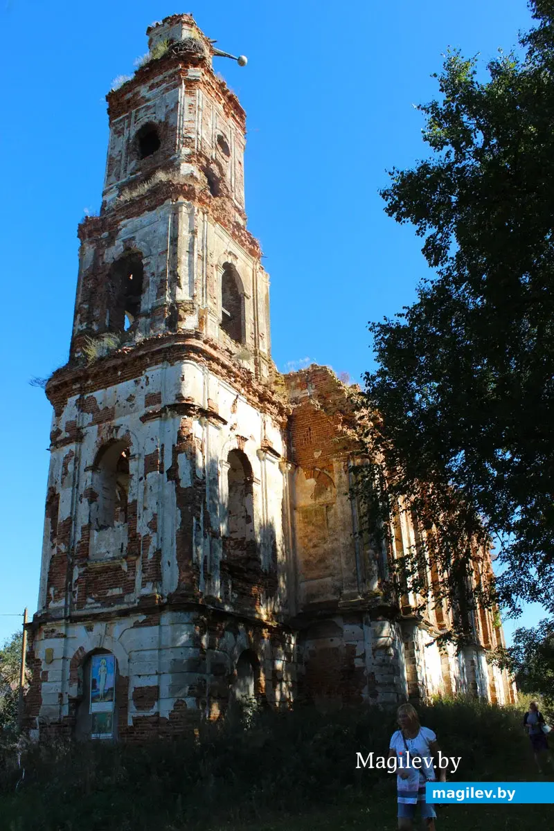 Сентябрь 2024 года. Церковь в Сельце Мстиславского района Могилевской области.