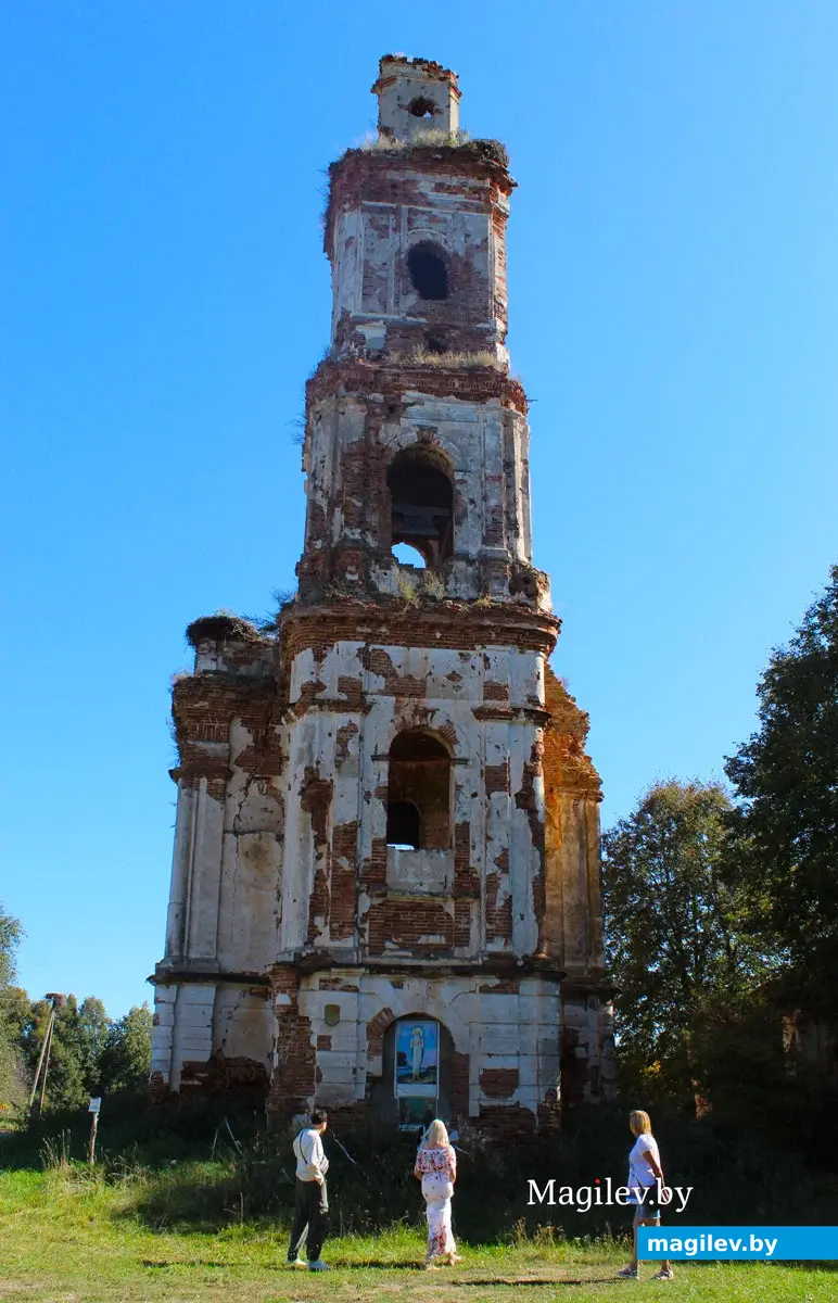 Сентябрь 2024 года. Церковь в Сельце Мстиславского района Могилевской области.