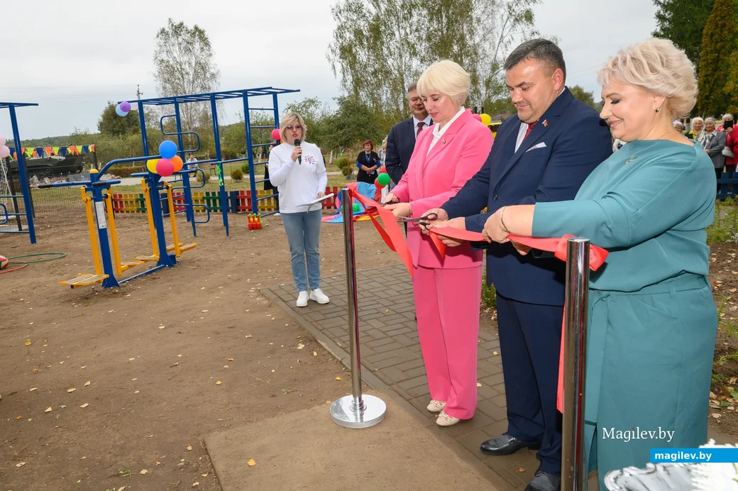 27.09.2024. Агрогородок Ленина. Торжественное открытие детской игровой площадки «Территория