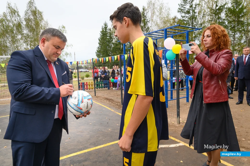 27.09.2024. Агрогородок Ленина. Торжественное открытие детской игровой площадки «Территория