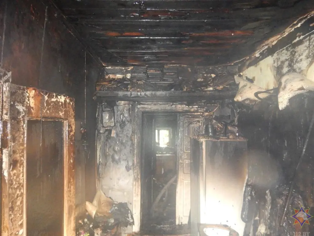 27.09.2024 г., Могилев, ул. Космонавтов. Пожар в жилом доме унес жизнь пенсионерки.