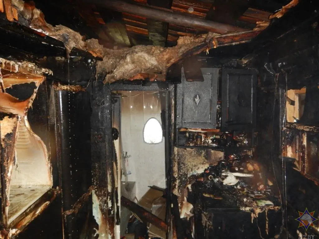 27.09.2024 г., Могилев, ул. Космонавтов. Пожар в жилом доме унес жизнь пенсионерки.