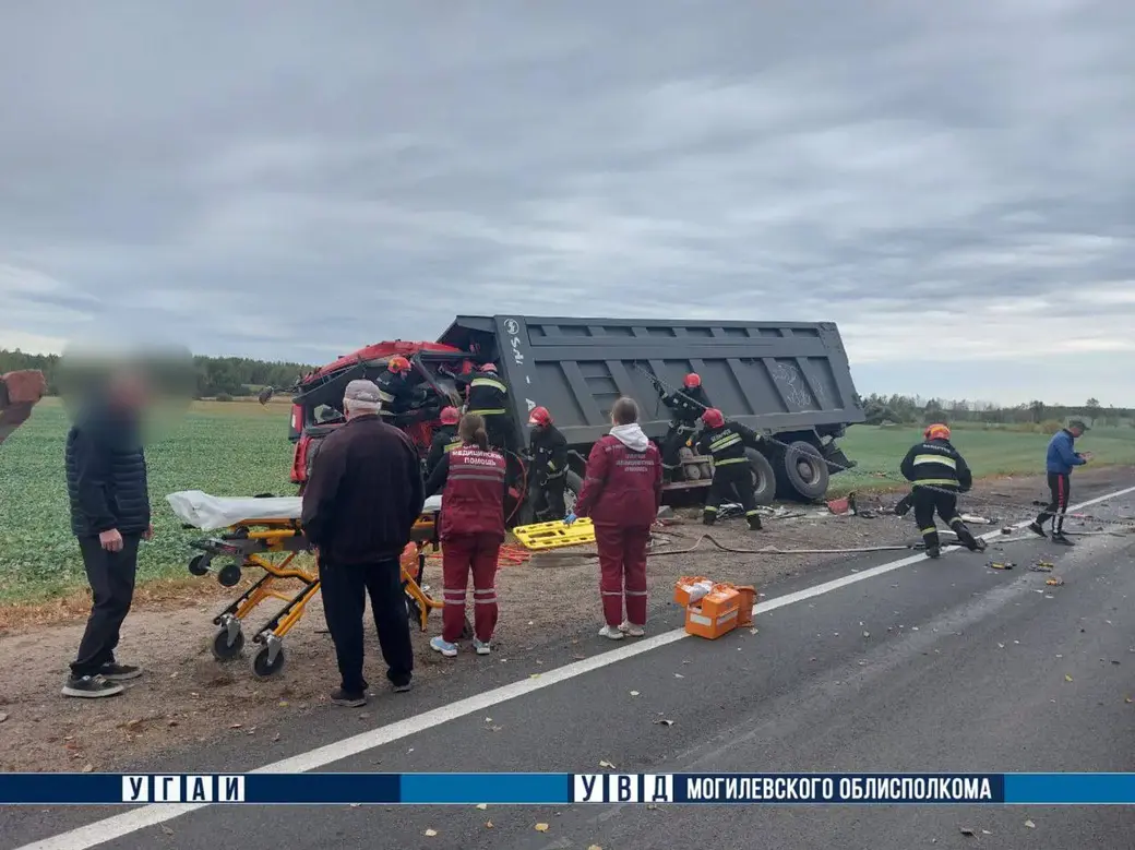 30.092024 г. ДТП в Чаусах. Фото: УГАИ УВД облисполкома