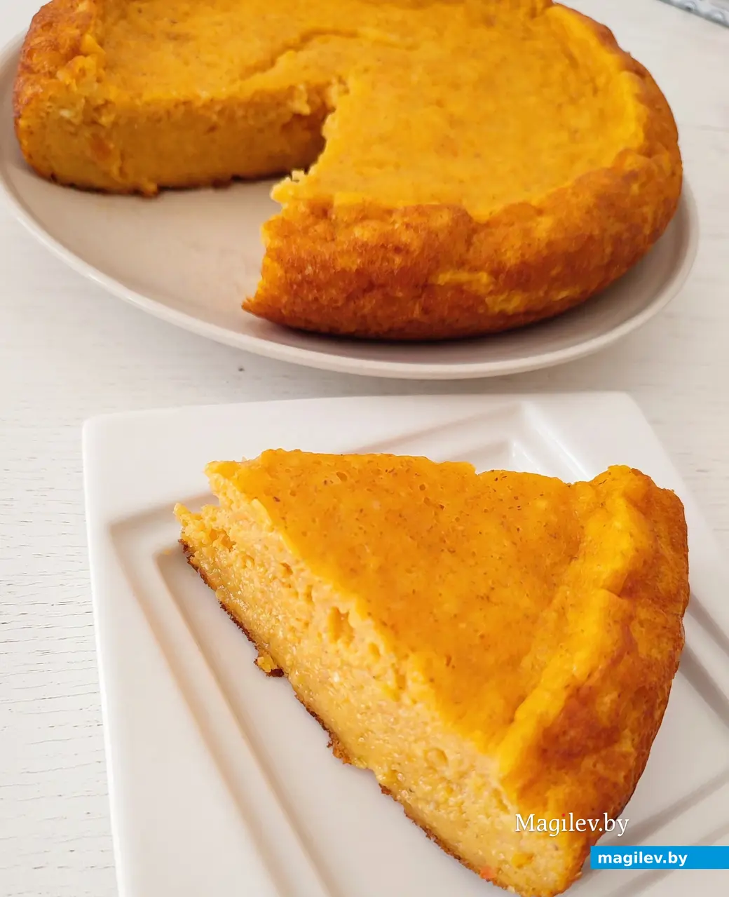 Готовим сами: тыквенно-творожный пирог.