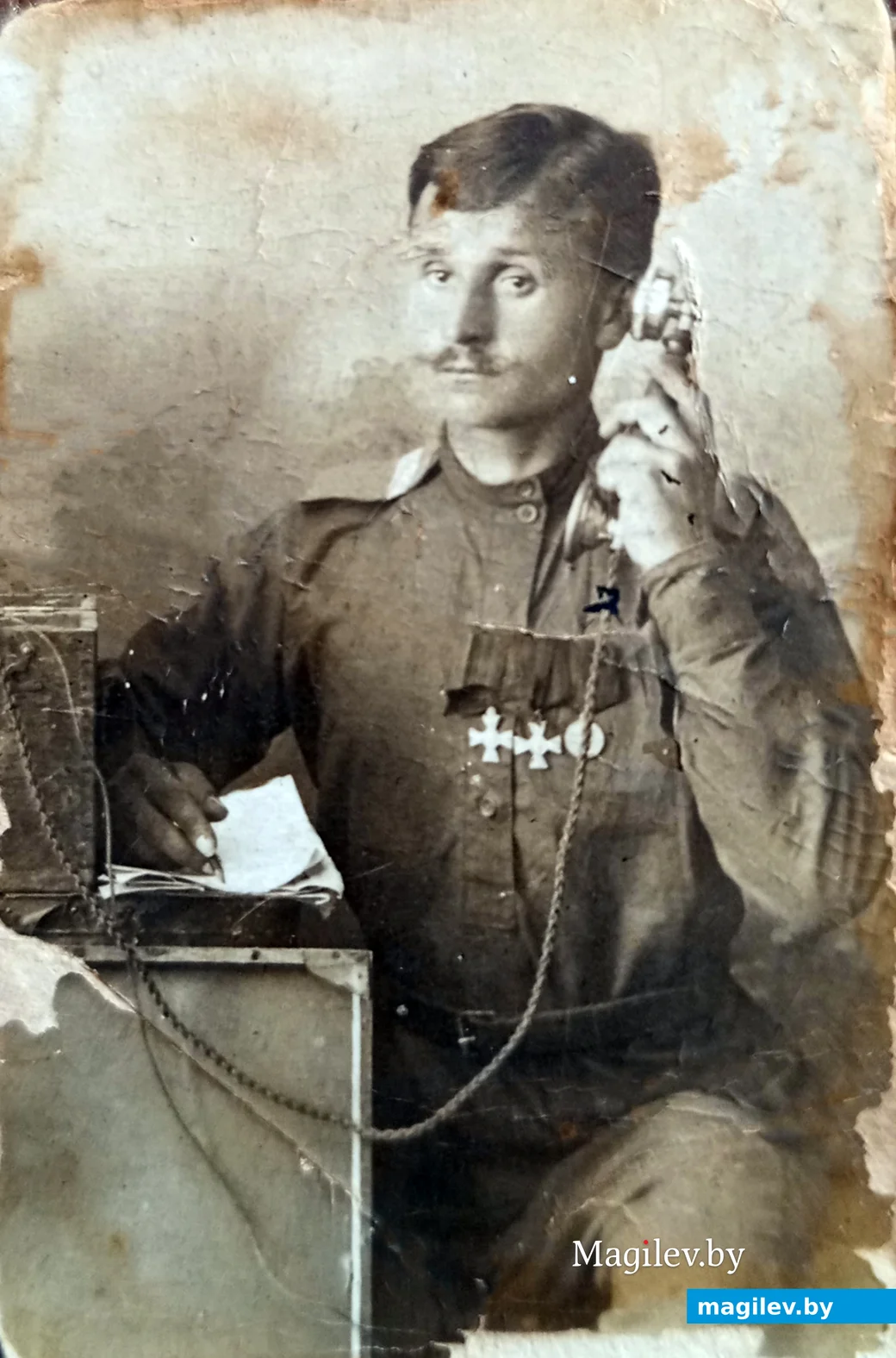 1915-1916 год. Антон Иванович Казимиров, дедушка Ольги Леонидовны.