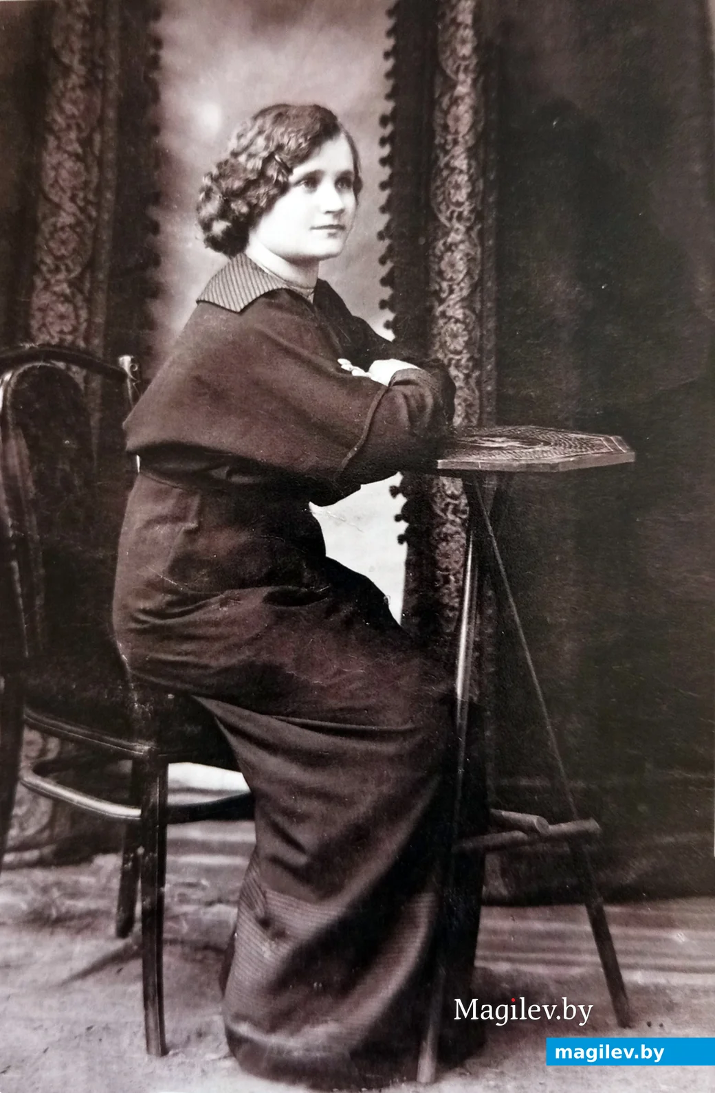 1915 год. Мария Александровна Махнач, бабушка Ольги Кубанской-Чимбург. Фото сделано в Гомеле.