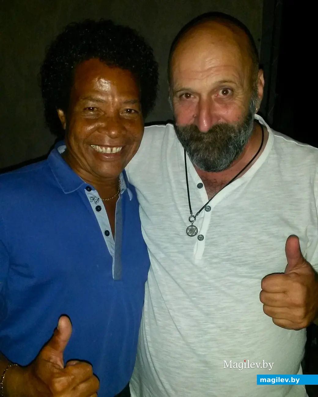 2010-е, Москва. Миша Сандлер с вокалистом диско-группы «Оттаван».