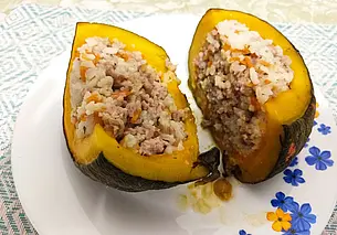 Готовим сами: тыква, фаршированная мясом и рисом. Есть и сладкий вариант