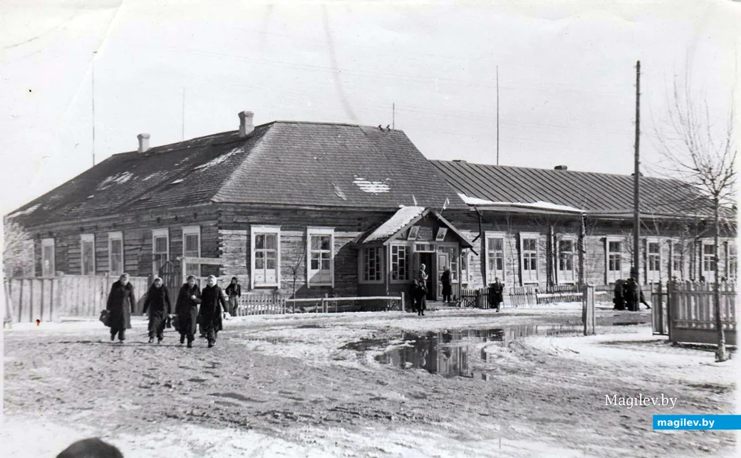 1950-е. Глусская средняя школа №2. 