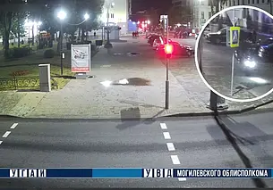 В Могилеве мотоциклист проехал на переднем колесе на глазах у сотрудников ГАИ