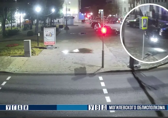 В Могилеве мотоциклист проехал на переднем колесе на глазах у сотрудников ГАИ