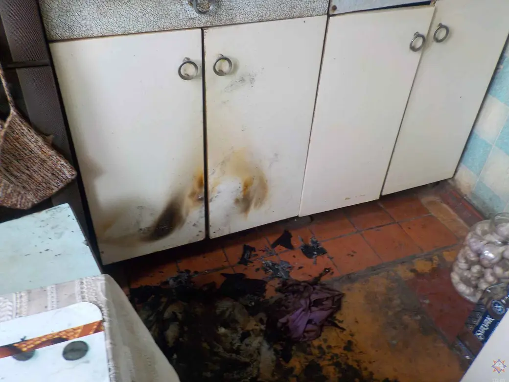 13.10.2024 г. В Бобруйске на женщине загорелась одежда, она погибла. Фото: Могилевское областное УМЧС