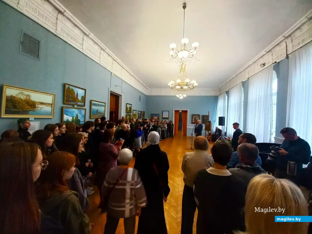 18.10.2024 г., Могилев, областной художественный музей им. П. В. Масленикова. Торжественное открытие итоговой выставки XXVIII Международного пленэра по живописи «Образ