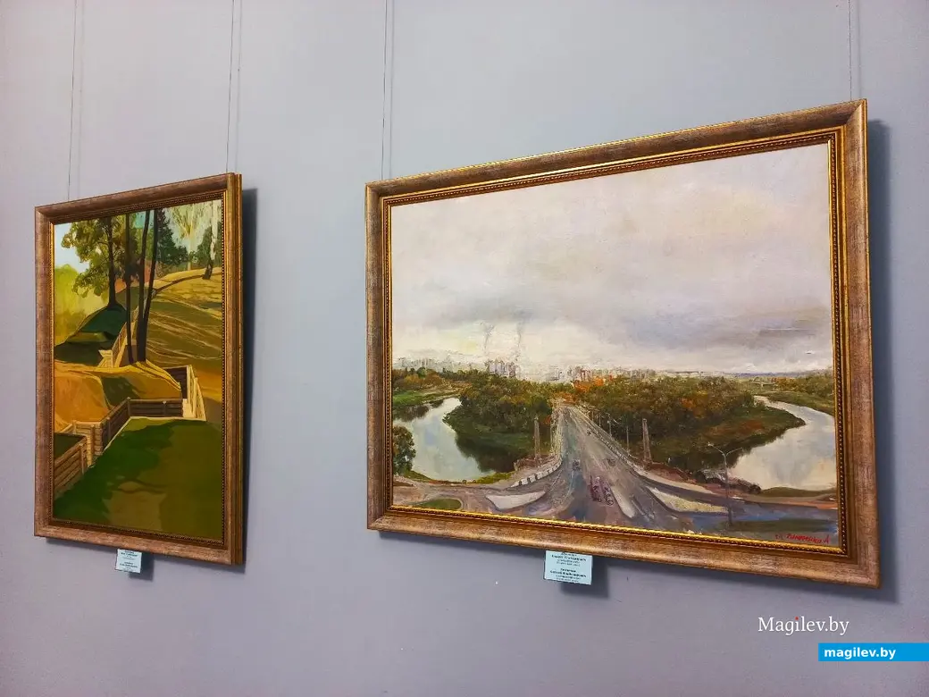 18.10.2024 г., Могилев, областной художественный музей им. П. В. Масленикова. Торжественное открытие итоговой выставки XXVIII Международного пленэра по живописи «Образ