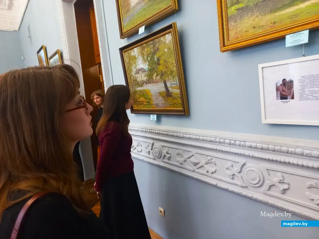 18.10.2024 г., Могилев, областной художественный музей им. П. В. Масленикова. Торжественное открытие итоговой выставки XXVIII Международного пленэра по живописи «Образ