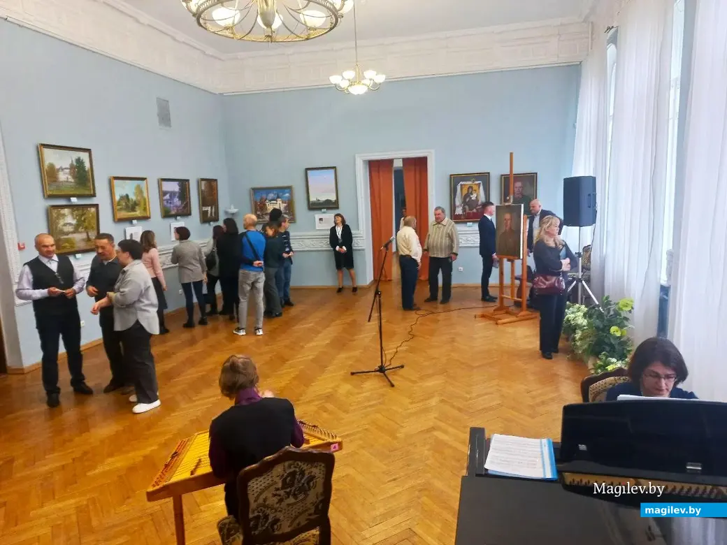 18.10.2024 г., Могилев, областной художественный музей им. П. В. Масленикова. Торжественное открытие итоговой выставки XXVIII Международного пленэра по живописи «Образ