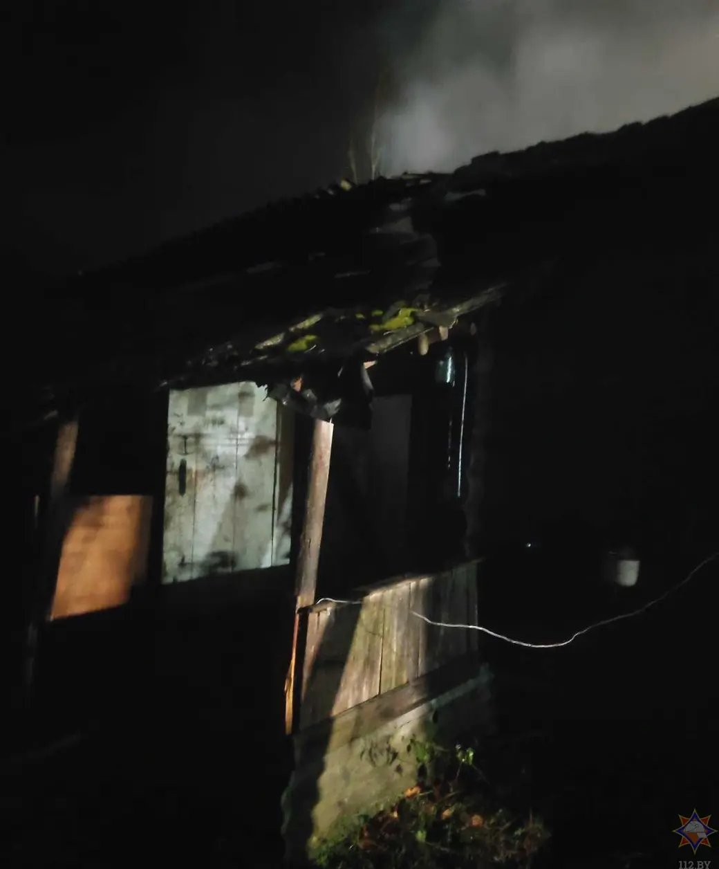 18.10.2024 г. Деревня Гайшин Славгородского района. При пожаре погиб мужчина.