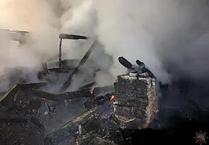 Пожар заметили слишком поздно: в Кличевском районе сегодня ночью погиб пенсионер