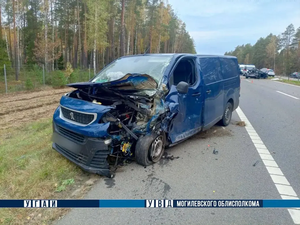 22.10.2024 г. Смертельное ДТП в Осиповичском районе. Фото: УГАИ УВД облисполкома