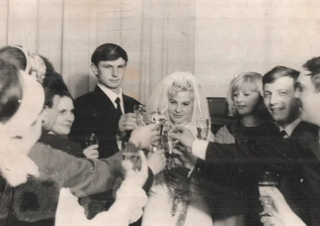 Бобруйск. 1 мая 1970 года. Свадьба Леонида Михайловича и Людмилы Савельевны Сингаевских. Фото из