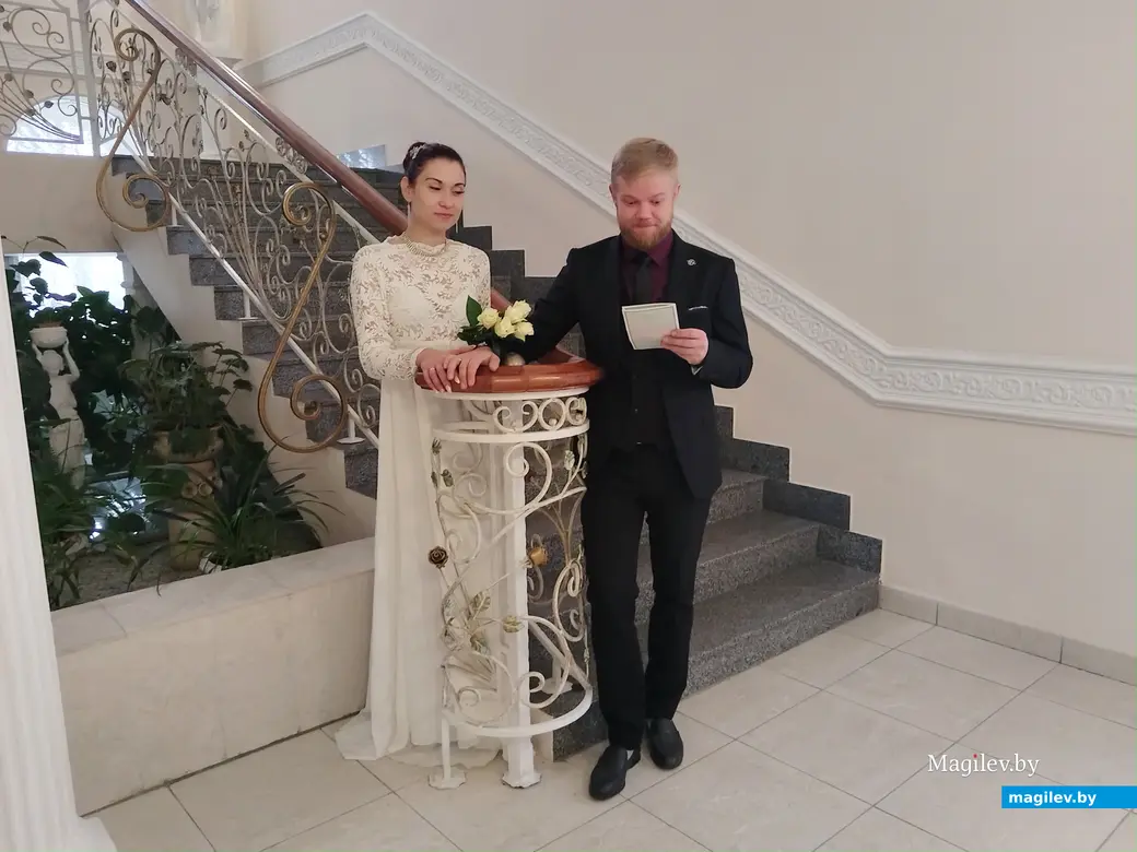 26.10.2024 г. Могилев, ЗАГС. Свадебная пара недели: Журавлевы Елизавета и Олег.