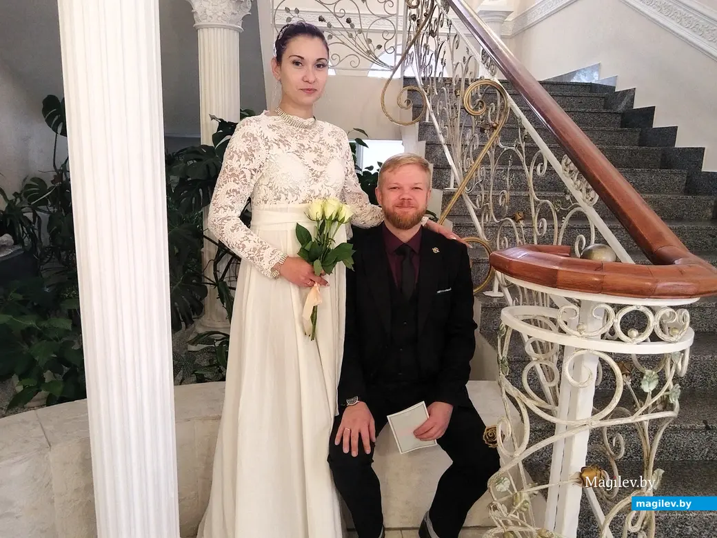 26.10.2024 г. Могилев, ЗАГС. Свадебная пара недели: Журавлевы Елизавета и Олег.