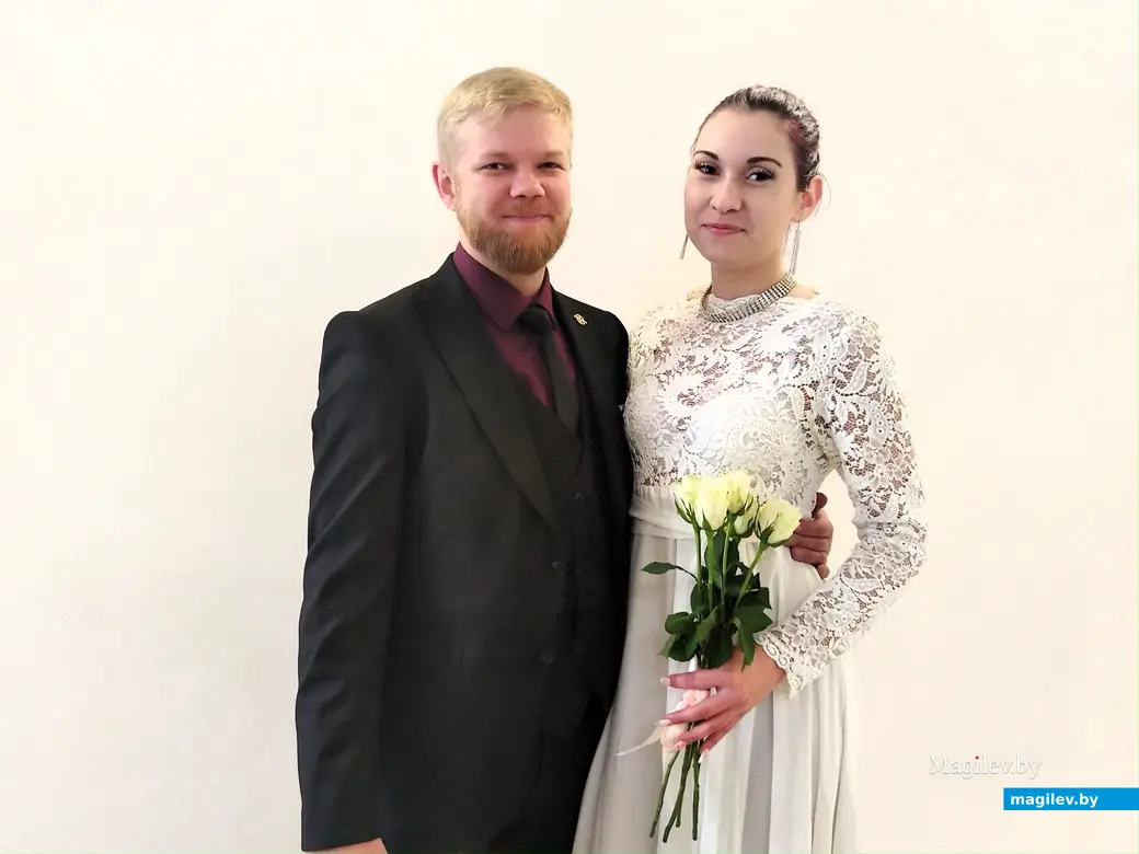 26.10.2024 г. Могилев, ЗАГС. Свадебная пара недели: Журавлевы Елизавета и Олег.