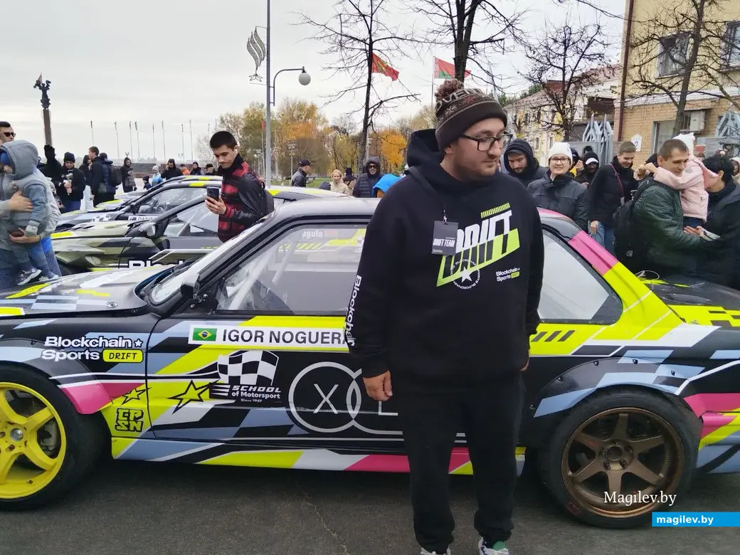 30.10.2024 г. В Могилеве «зажигают» дрифтеры из Японии, Австралии, Нидерландов, Таиланда, Бразилии