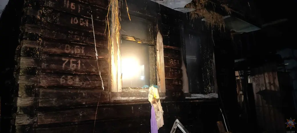 31.10.2024 г. Пожар в Шклове. Фото: Могилевское областное УМЧС