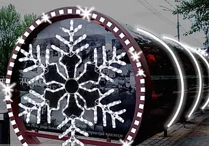 Засияют даже остановки! Как Могилев украсят к Новому году? Фото