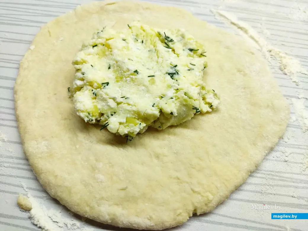 Выкладываем начинку