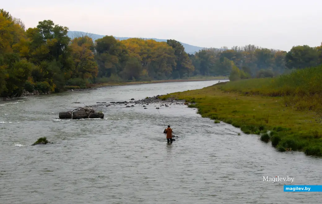 Октябрь 2024 года. Грузия. Квишхети. Река Кура.