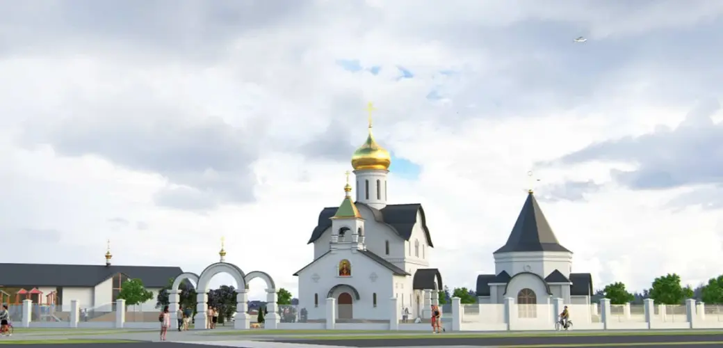 Проект православного храма в микрорайоне Соломинка в Могилеве.