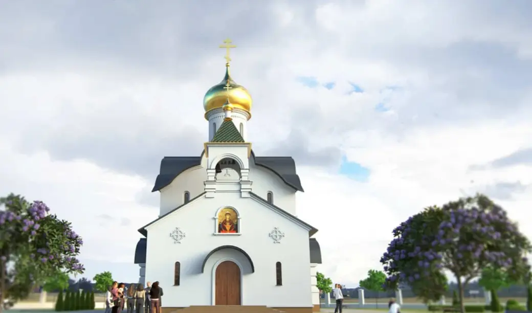 Проект православного храма в микрорайоне Соломинка в Могилеве.