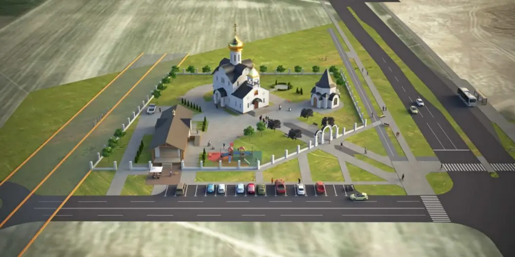 Проект православного храма в микрорайоне Соломинка в Могилеве.