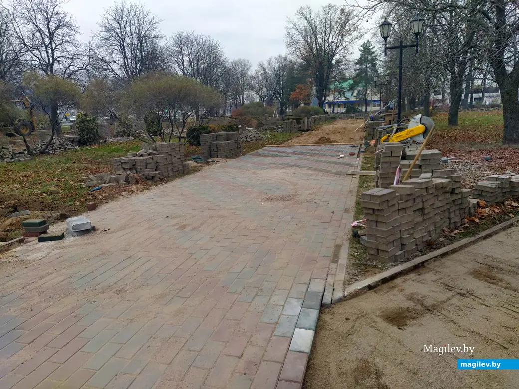 13 ноября 2024 года. Могилев. Пушкинский проспект. Сквер 700-летия Могилева.