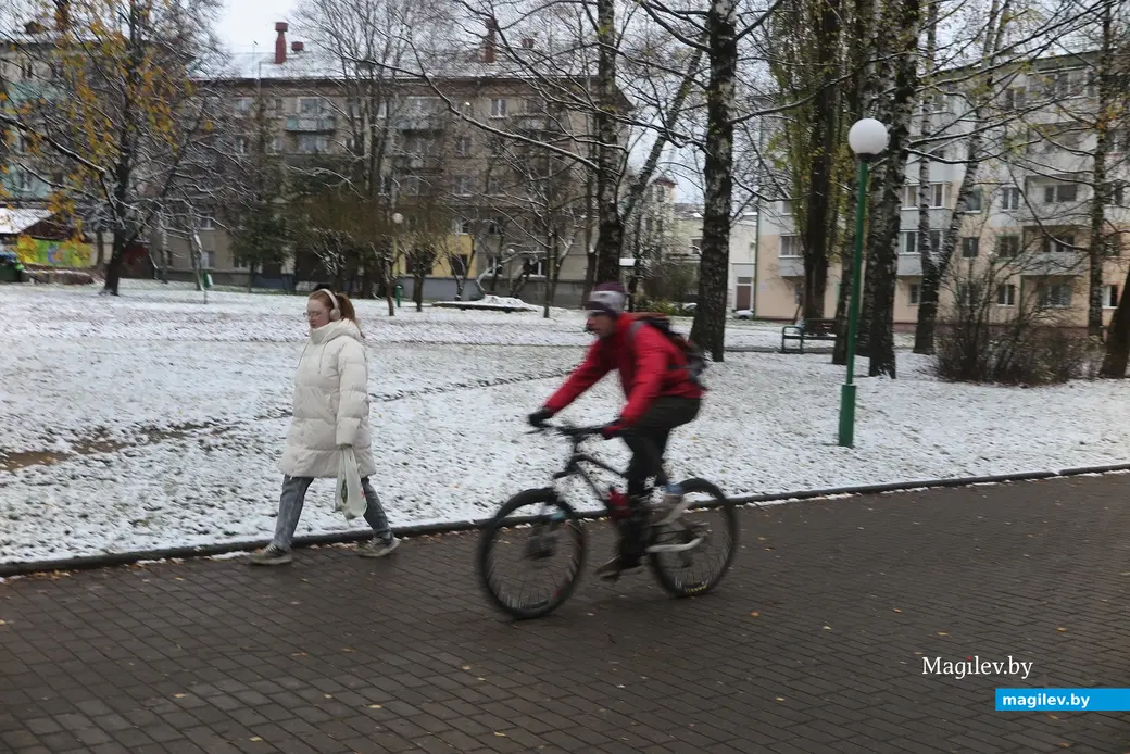 15.11.2024 г. Могилев. Выпал первый снег.