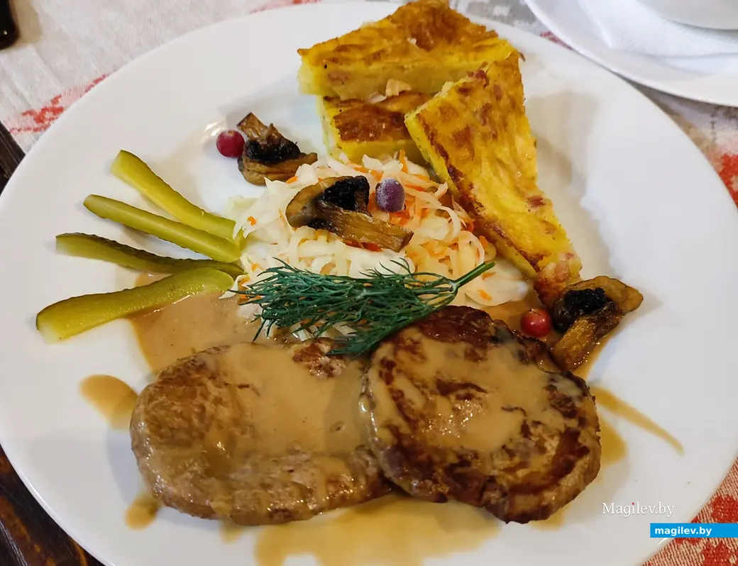 Ноябрь 2024 года. Ресторан «Карчме на Шклоўскiм базары».