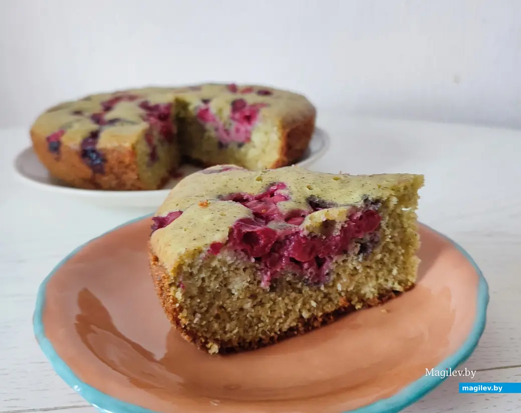 Готовим сами: манник с вишней.