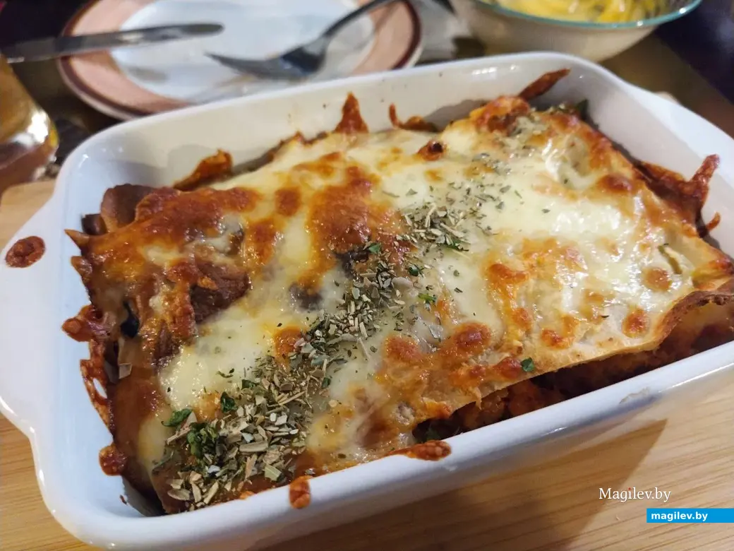 20 ноября 2024 года. Могилев. Ресторан 101. Лазанья.