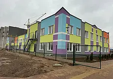 Новый детский сад откроют в декабре в Полыковичах под Могилевом. Фотофакт