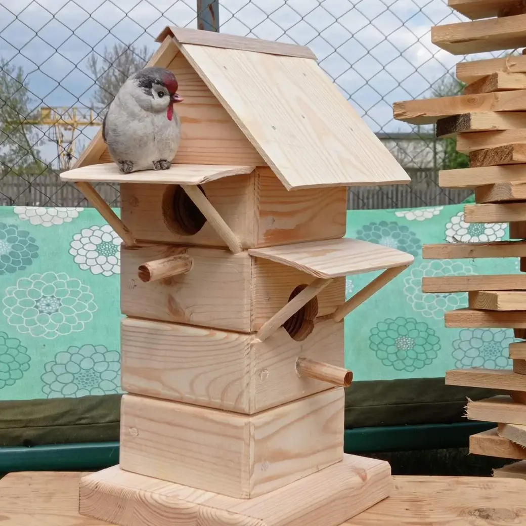 Скворечник, сделанный Иваном Николаевичем Глинковым. Фото из семейного архива.