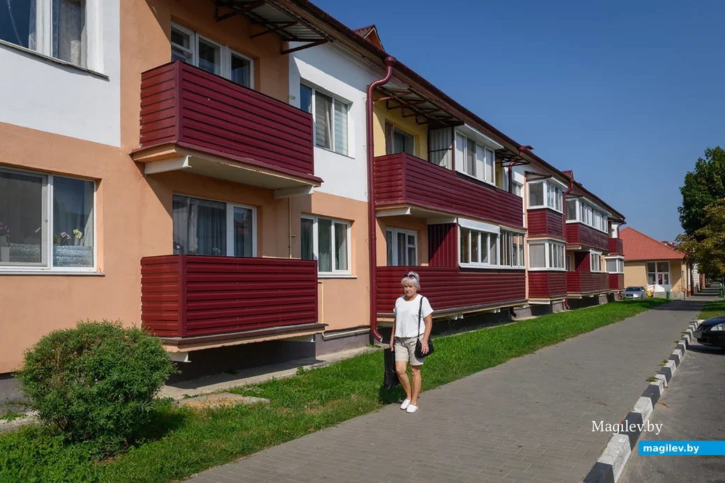 Август 2024 года. Глуск, улица Кирова. На месте этого дома когда-то была столярная и сапожная