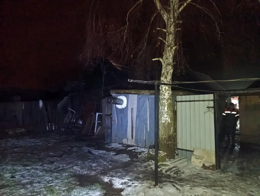 28.11.2024 г. Деревня Седич Быховского района. Фото: Могилевское областное УМЧС