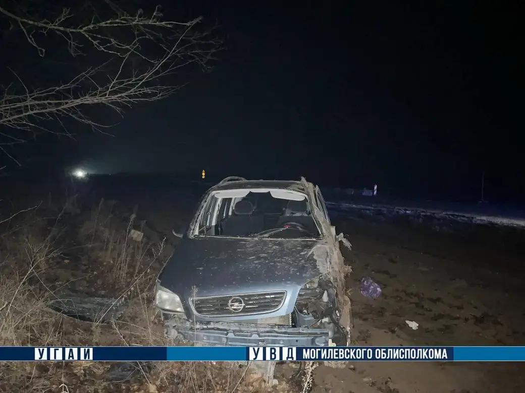 30 ноября 2024 года. Вблизи агрогородка Романовичи опрокинулся автомобиль Opel.