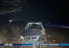 В Могилевском районе опрокинулась легковушка. Водитель госпитализирован