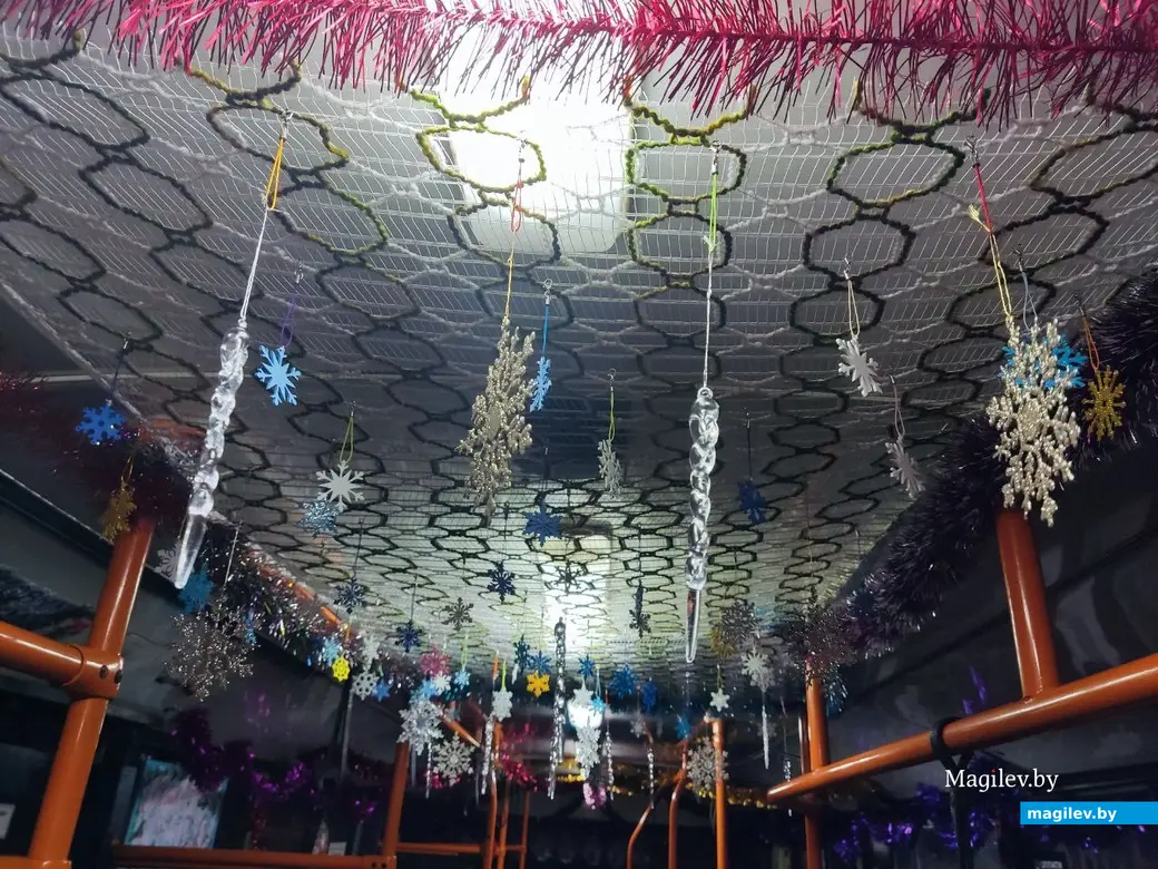 5.12.2024 г. Как мы прокатились по Могилеву на «новогоднем» троллейбусе №5