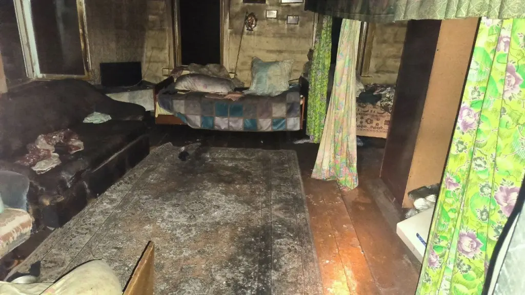 8. 12.2024 г. Пожар в д. Заозерье Белыничского района. Фото: Могилевское областное УМЧС