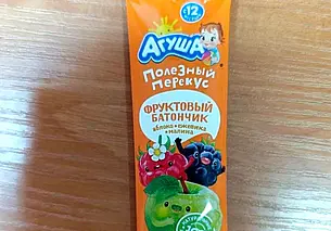 Фруктовый батончик «Агуша» для детского питания запретили в Беларуси